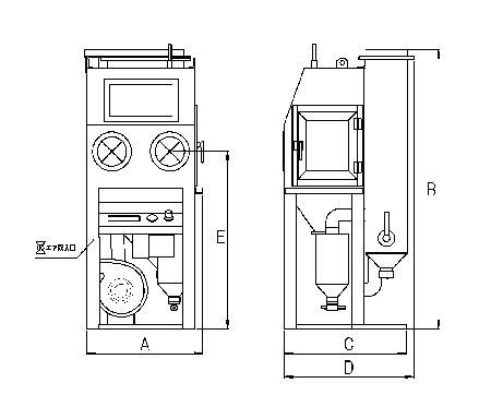 SFC-2型概略外観図