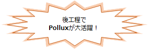 Polluxが大活躍！