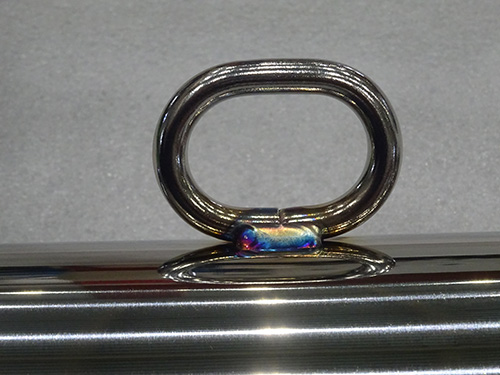 溶接スケール:SUS部品 加工前拡大