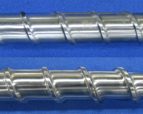 ⑤ PA樹脂: Φ20×900L 加工時間3分