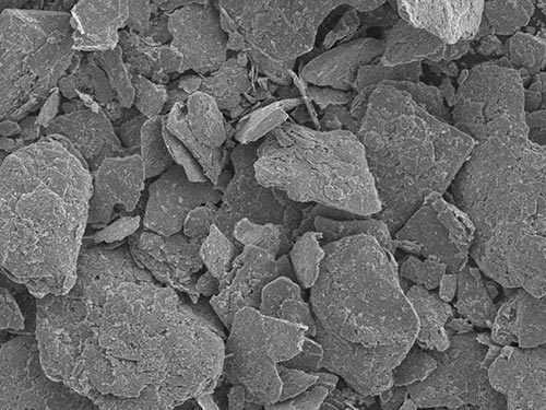 図④二硫化モリブデン(MoS<sub>2</sub>)粉